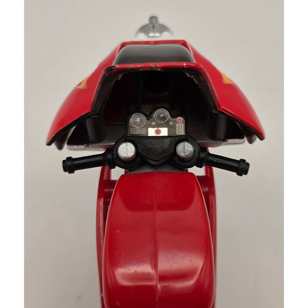 Bandai 1993 Red Power Ranger With Motorcycle With Kickstand Excellent Condition - Picture 6 of 9